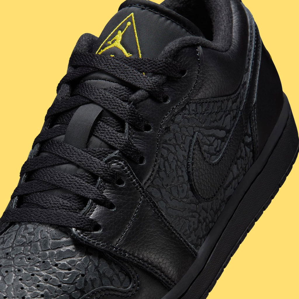 Air Jordan 1 Low - Black Elephant Print